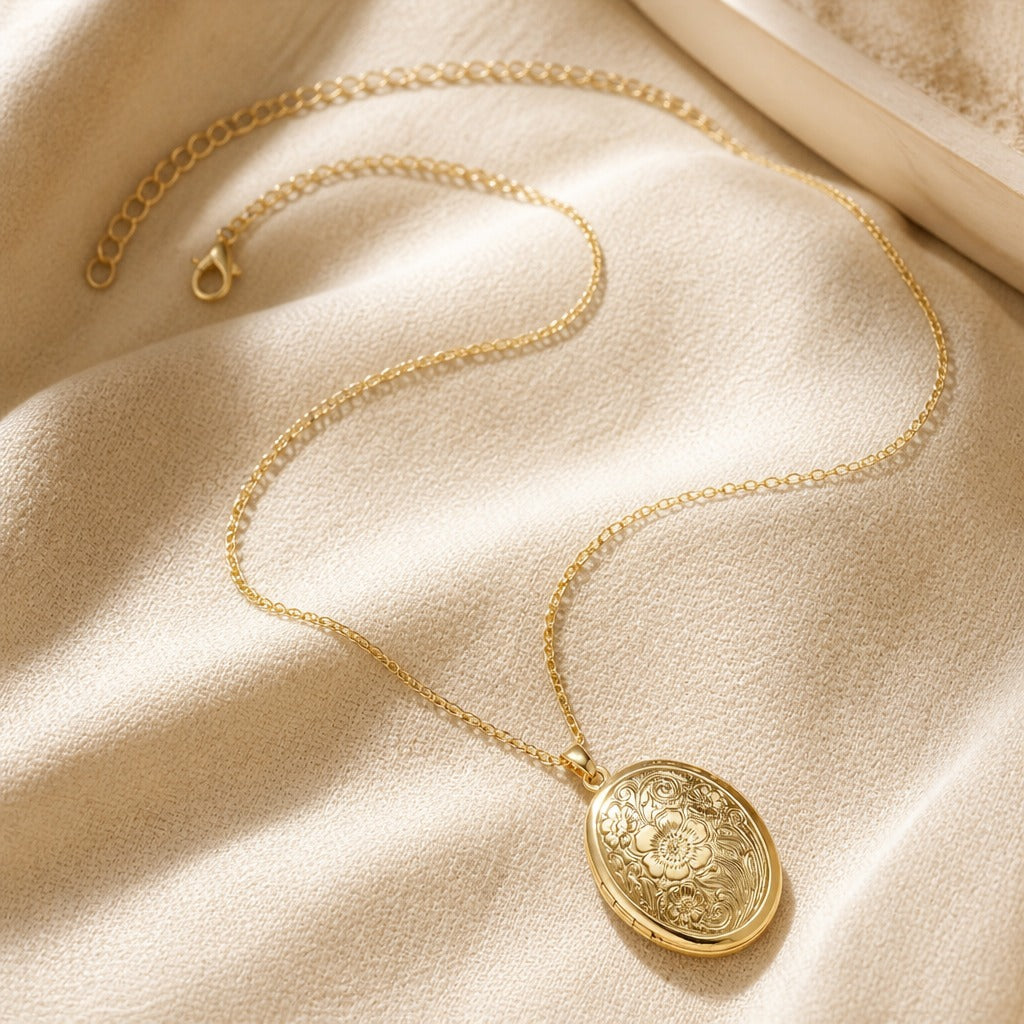 Vintage Medaillon-Kette