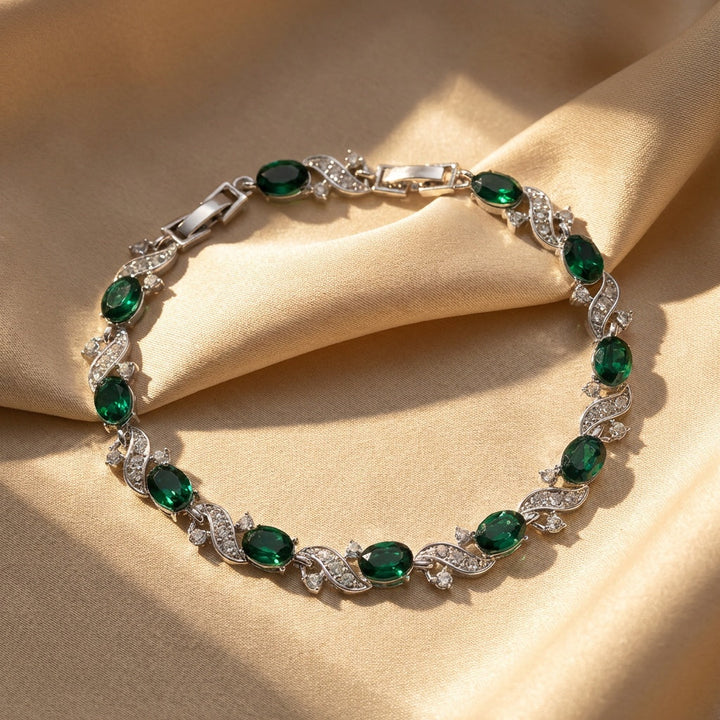 Mayfair Smaragd-Armband