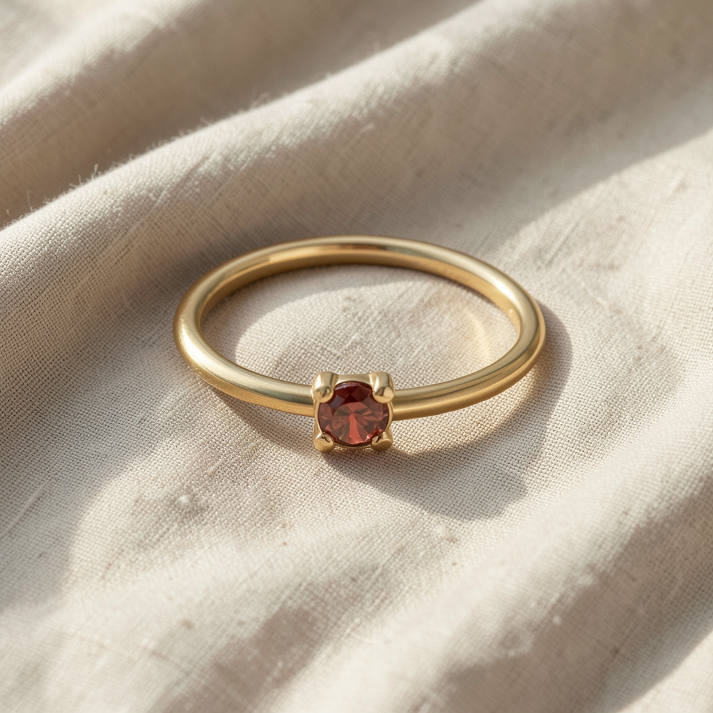 Birthstone Gold Rings