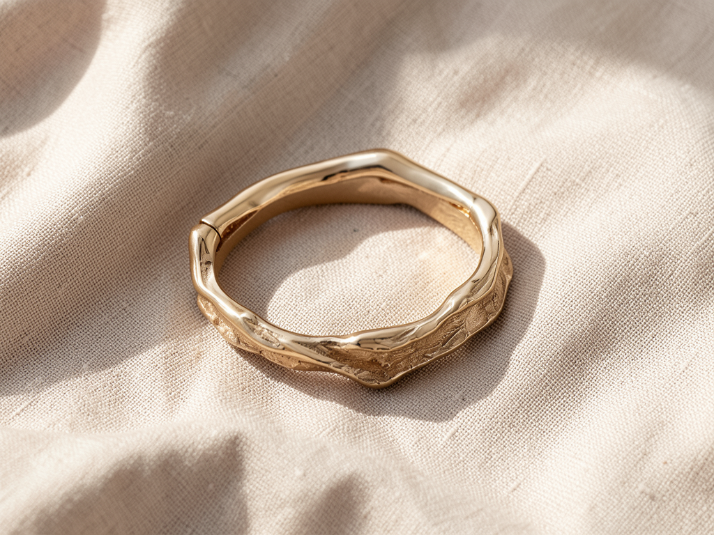 Forged Gold Ring