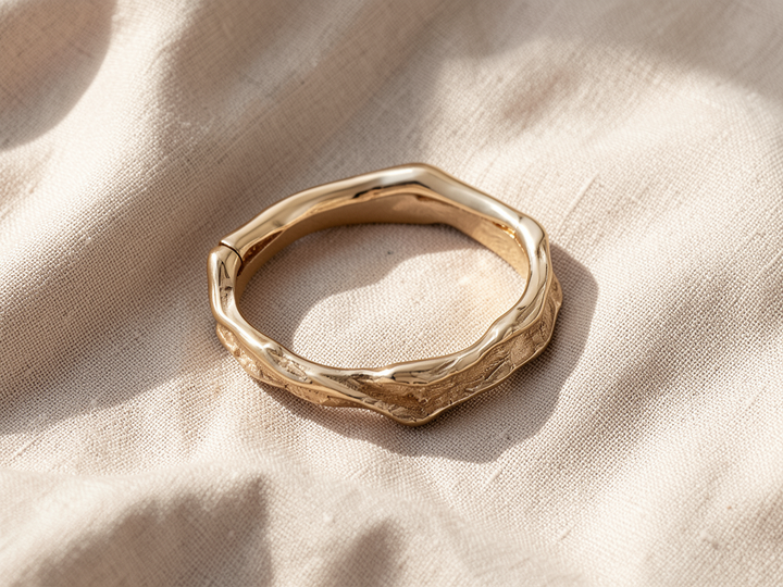 Forged Gold Ring