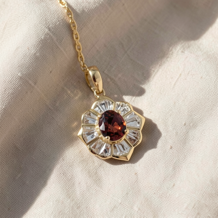 Ruby Gold Necklace