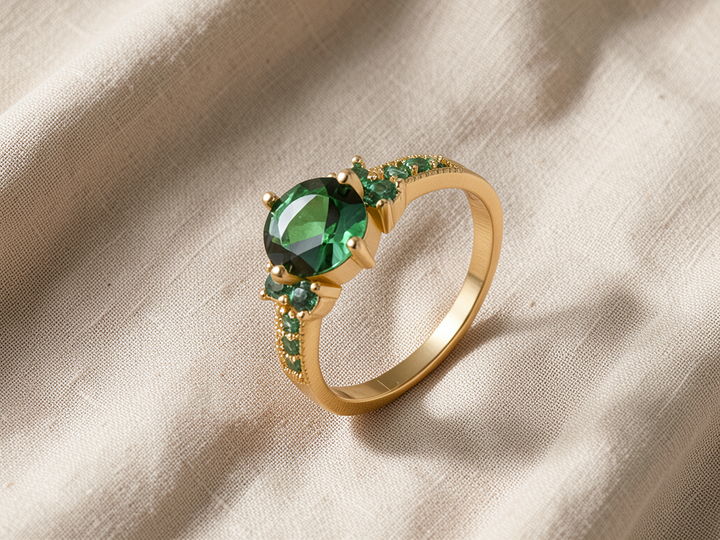 Emerald Gold Ring