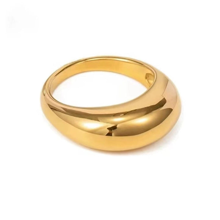 Zeitloser goldener Bogen-Ring
